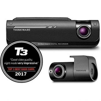 THINKWARE F770 2 canales Dash Cam | delantera y trasera | 1080P HD Dash Cam con Sony Exmor Sensor + WiFi + Super visión nocturna - Tarjeta SD de 32 GB | hardwiring Kit incluido