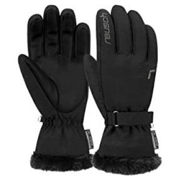 Guantes de esquí Reusch Luna R-Tex® XT - Guantes térmicos, impermeables y transpirables, con aislamiento de alta calidad, palma de cuero para mejor agarre, ajuste cómodo y diseño ergonómico