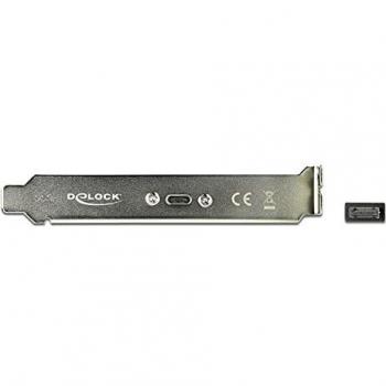 Bandeja de ranuras USB 3.1 Gen 2 con 1 puerto USB Tipo-C y cable USB 3.2 Gen 2 (0,5 m)