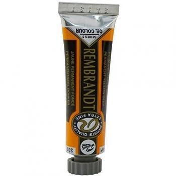 Tubo de pintura al óleo permanente de 15 ml, de color amarillo oscuro, de Rembrandt Artists, Serie 3