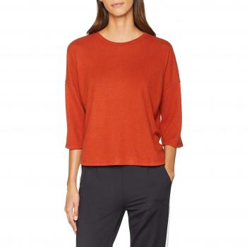 Only Onlbilla 3/4 Top Jrs, Camisa Manga Larga para Mujer, Marrón Picante, 42