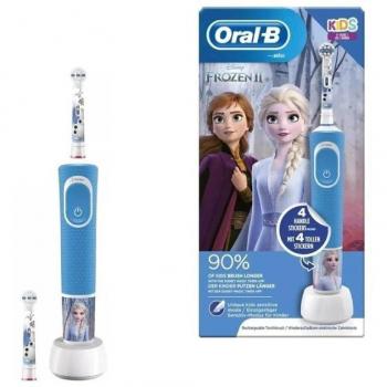 Oral-B Vitality 100 Frozen II Cepillo de Dientes Eléctrico Recargable, con Temporizador y Cabezal de Repuesto
