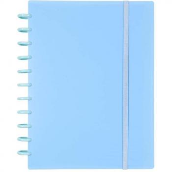 Cuaderno Ingeniox A4 80H Cuadrícula Azul Pastel