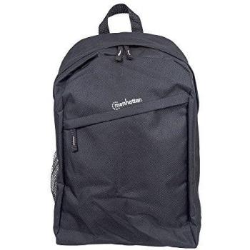 Manhattan Knappack Impermeable 439831 para portátiles de hasta 38,1 cm Negro