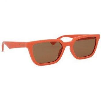Gucci GG1539S 004 55 Yellow Orange Sunglasses for Women, Female, Orange, Size: 55 MM
