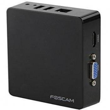 Foscam FN3004H/B - Grabador mini NVR cámaras IP 4-CH 4-ch 720P/960P, color negro