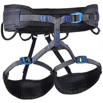 Arnés Beal Aero Classic II negro, tipo de producto: arnés de escalada, características: diseño ligero y cómodo, fabricado en nylon, hebillas ajustables para un ajuste personalizado, sistema de ventilación para mayor comodidad, compatible con