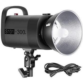 Neewer S101-300W Professional Estudio Monolight Luz Estroboscópica de Flash 300W 5600K con Lámpara de Modelado Aleación de Aluminio Montaje Bowens para Fotografía de Retrato de Ubicación de Estudio