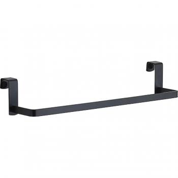 Toallero de barra para colgar Tosca Gedy - Color negro mate, diseño moderno, material resistente a la corrosión, fácil instalación, ideal para baños contemporáneos