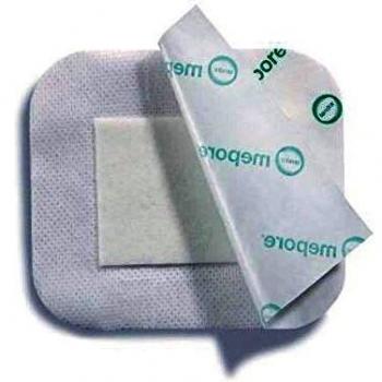 Mepore 671000 Dressing Adhesive, Island, Non Woven Fabric, Semi-Permeable Backing, Sterile, 9 cm x 15 cm