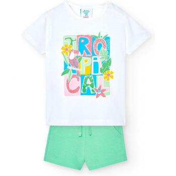 Conjunto de bebé niña Boboli 208134 - camiseta de manga corta y short