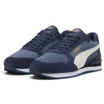 Zapatillas Puma ST Runner v4 SD azul marino blanco para hombre, tamaño 46, casual, con diseño moderno y materiales de alta calidad