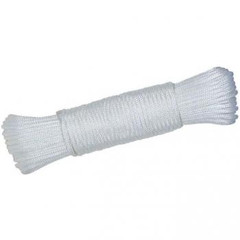 Cuerda Riel Trenzada R/81 Blanco Rollo 25M