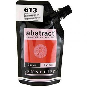 Sennelier : Abstract Acrylic Paint : 120ml : Satin : Cadmium Red Light Hue