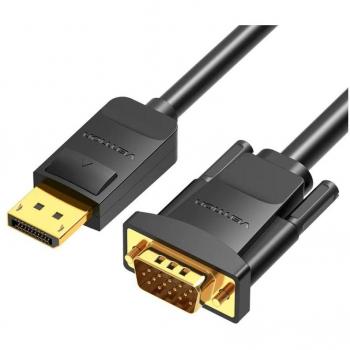 Cable Conversor Vention HBLBG Displayport Macho - VGA Macho 1.5m Negro