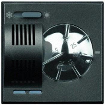 Termostato Electrónico Axolute Antracita 230V con Conmutador Verano/Inverno y Salida de Relé HS4442
