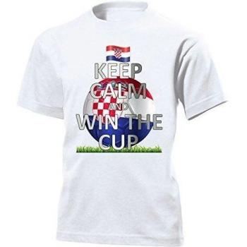 KROATIEN - KEEP CALM AND WIN THE CUP SHIRT 5170