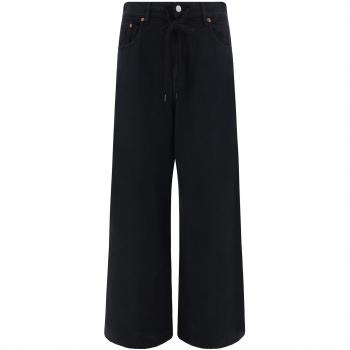 MM6 Maison Margiela Women's Flared Leg Denim Jeans in Black | Size 28 | S52LA0239S30460900