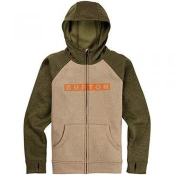 Burton Oak - Sudadera de forro polar para niño, Niños, safari heather, small