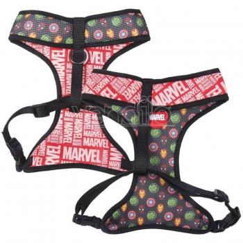 ARNÉS PREMIUM PARA PERROS XS/S MARVEL RED - Diseño Único y Licencia Oficial - Comodidad Acolchada con Material Transpirable - Ligero y Cómodo