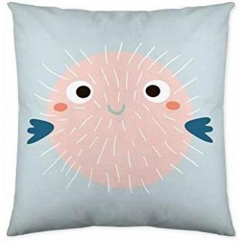 Costura S2800333 Funda de Cojín Ballon Fish, 50 X 50 Cm