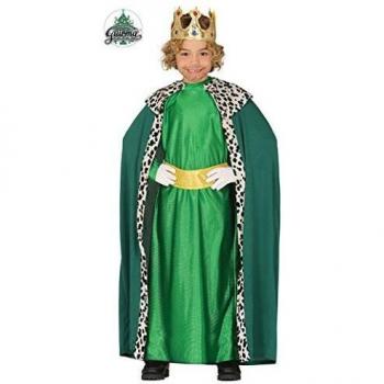 GUIRMA, S.A. Disfraz de Rey Mago Verde Infantil - 5-6 años