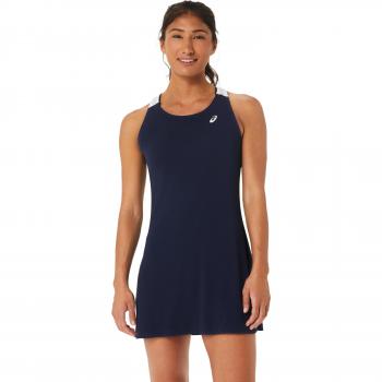 Vestido Asics Court para Mujer - Azul Oscuro, Blanco, Talla M