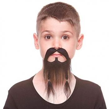 Bigote y barba infantil talla única