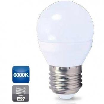 Lámpara Esférica LED 4W E27 6000K
