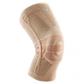 Rodillera Elástica Estabilizadora GenuTrain Comfort con Flejes Laterales y Almohadilla Beige - Varias Tallas