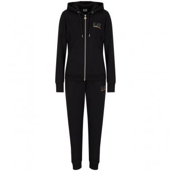 EA7 Emporio Armani Women's Black Training Set, Size S