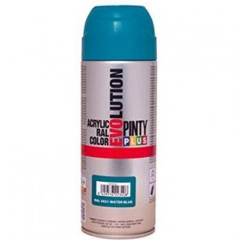 PINTYPLUS EVOLUTION 513 Pintura spray Acrílica Brillo 520cc Water blue Ral 5021, Estándar