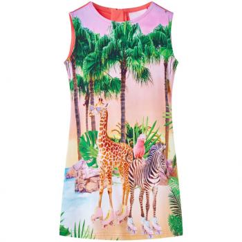 Vestido infantil coral 128