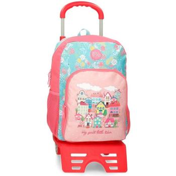 Mochila escolar Roll Road My little Town 40cm con carro