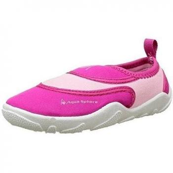Aqua Sphere Beachwalker - Escarpines para niños, color rosa, talla 20