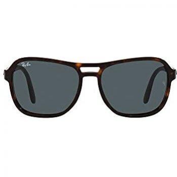 Ray-Ban Men's 0RB4356-902/R5-58 Sunglasses, Havana, 58