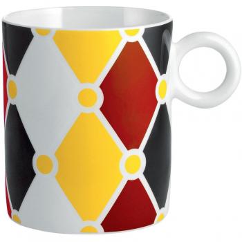 Alessi mw581circus mug en bone china multicolor