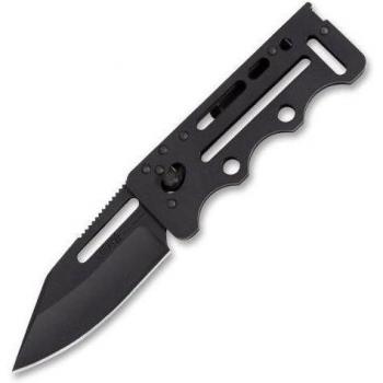SOG SOGAC77 - Cuchillo (15,748 cm, 51,03g, VG-10, Acero inoxidable, Negro)