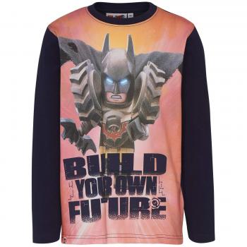 LEGO Wear Movie Batman Cm-50278-Langarmshirt, Camisa Manga Larga para Niños, Azul