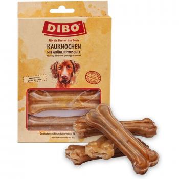 Hueso masticable DIBO con mejillón de labios verdes - Pack Ahorro 4 + 1 gratis - 5 x 120 g