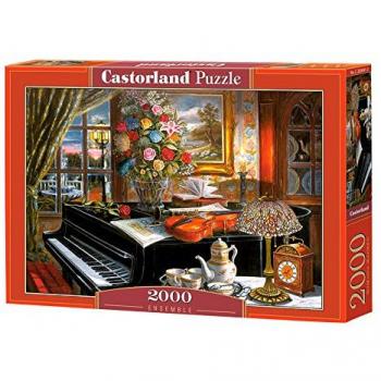 Puzzle Castorland Ensemble 2000 Piezas - Diseño Colorido junto al Piano