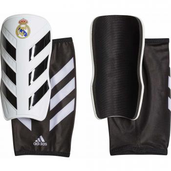 Adidas Real Madrid Pro Lite – Espinilleras para Hombre, Todo el año, Hombre, Color Cwhite/Black, tamaño Small
