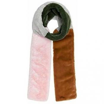 Only Furry Faux Fur Scarf Women's Multicolor Multicolour