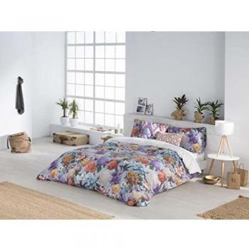 ETHERE Funda nórdica con Botones Eloise Azul Cama 150 cm