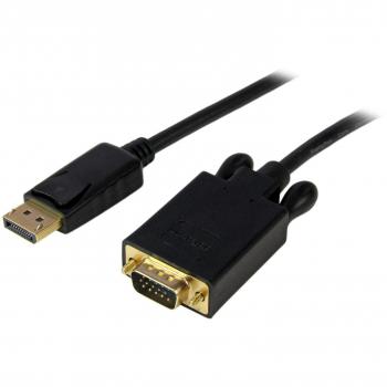 StarTech DP2VGAMM3B - Adaptador conversor de vídeo DisplayPort a VGA