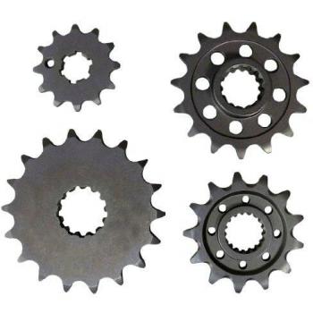 Piñón de cadena JT SPROCKETS JTF741.14, acero estándar, 14 dientes, compatible con cadenas 525