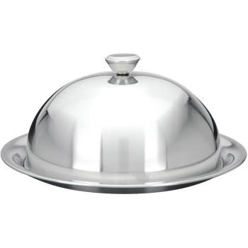 Plato de 24 cm con tapa inoxidable de 26 cm Excellent Houseware