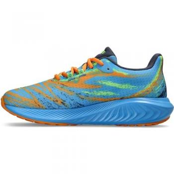 Zapatillas de Competición ASICS Noosa Tri 15 para Niños - Azul, Naranja y Verde