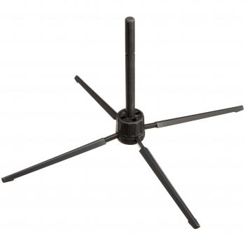 K&M 15252 Black Alto and Tenor Recorder Stand - Lightweight, Foldable Design