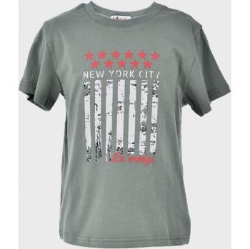 La Ormiga - Camiseta de niño verde de algodón con diseño clásico